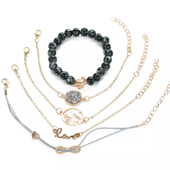 Five Piece Bracelet Set - Picture 2 of 2